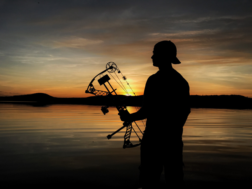 Sunset for a bow hunter by Terry Bergey