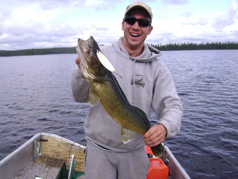 Walleye and Pike fishing on Nancy's Lake Caesar's North Camps