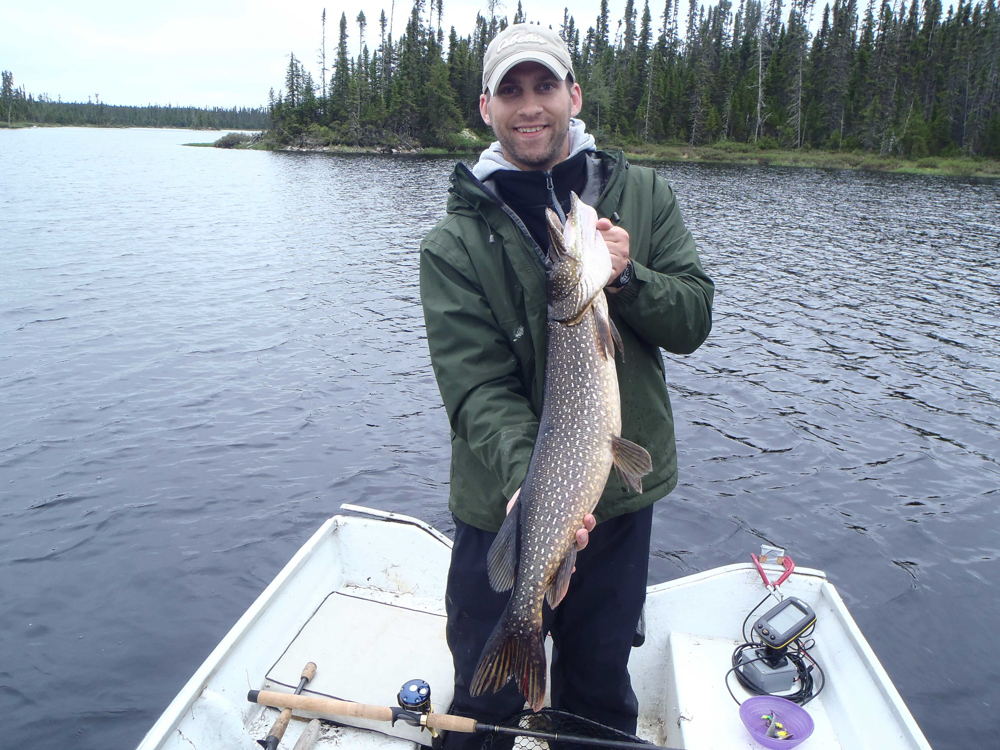 Justin's Poplawski’s group on Reservoir Gouin 1 Fat pike's catch again in 2014!