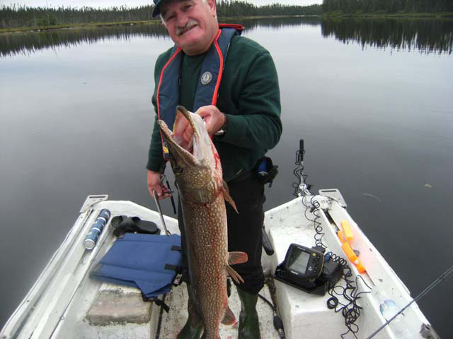 Fernand Tougas on Gouin 2 with a great Pike